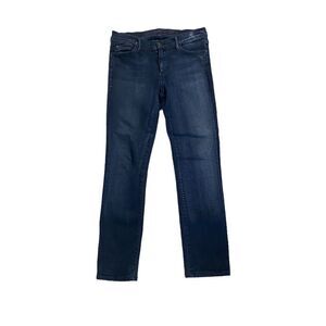 Goldsign 32 Missfit midrise midnight blue dark wash blue/black jeans